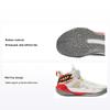 Баскетбольные кроссовки Li Ning Childrens Pioneer Team 3 V3, удобные, универсальные, средней высоты, детские баскетбольные кроссовки, красные, серые, YKBU038-5
