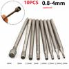 Drill Bit Rotary Diamond Sleeve Shape 1/1.2/1.5/1.8/2/2.5/3/4mm