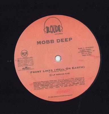12-дюймовая пластинка MOBB DEEP - Front Lines (Ад на Земле) 07863646931 Громкий, RCA 1996 США Рэп и Хип-Хоп/R&B Б/у