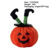 Halloween Decorations Plush Witches Foot Pumpkin Stuffed Ornament for Halloween Table Centerpieces Bedroom Decoration
