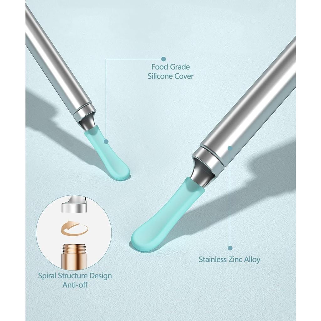 Сменные насадки Bebird для ушной камеры R1, 8 шт. Водонепроницаемые силиконовые ушные ложки для влажной/сухой очистки ушной серы, Оригинальный набор насадок Bebird для чистки ушей для