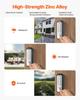 Mechanical Keyless Entry Door Lock 14 Key Mechanical Keypad Lock Sliver