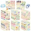 8 стилей линейных наклеек с животными, жевательные наклейки, сделай сам, для ручного аккаунта, маленькой карточки, украшения чехла для мобильного телефона, корейский, водонепроницаемый
