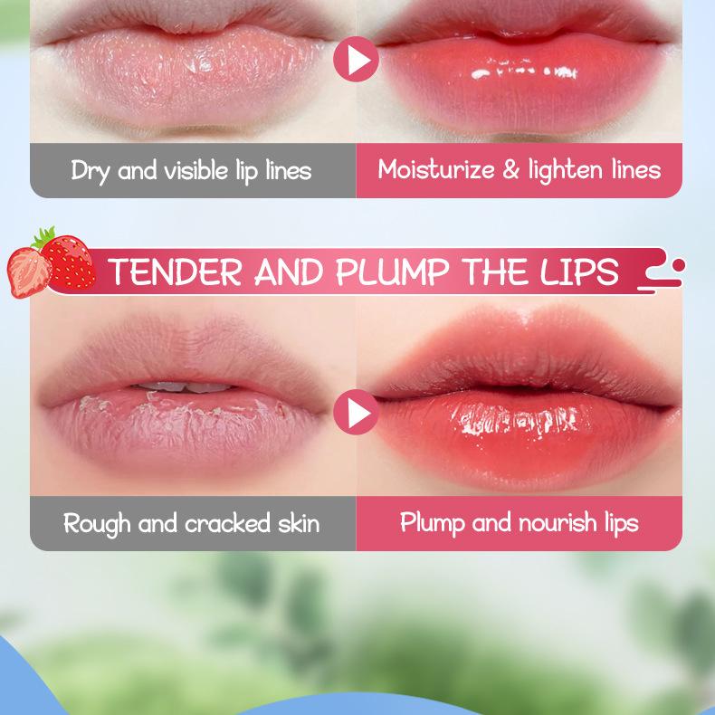 Бальзам для губ Fruit Sandwich Temperature SADOER Hydrating Moisturizing Temperature Увлажняющий бальзам для губ