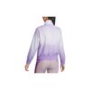 Nike Solid Color Brand Logo Zip Collar Pocket Jacket Women Jackets Purple DX1040-567