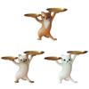 Whimsical Design Cat Support Tray Resin Ket Candy Dish Cartoon Cat Figurine  Room Decoration