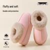 Женские плюшевые хлопковые тапочки - Новый стиль осень/зима 2025, Теплые для дома/улицы, Толстая подошва