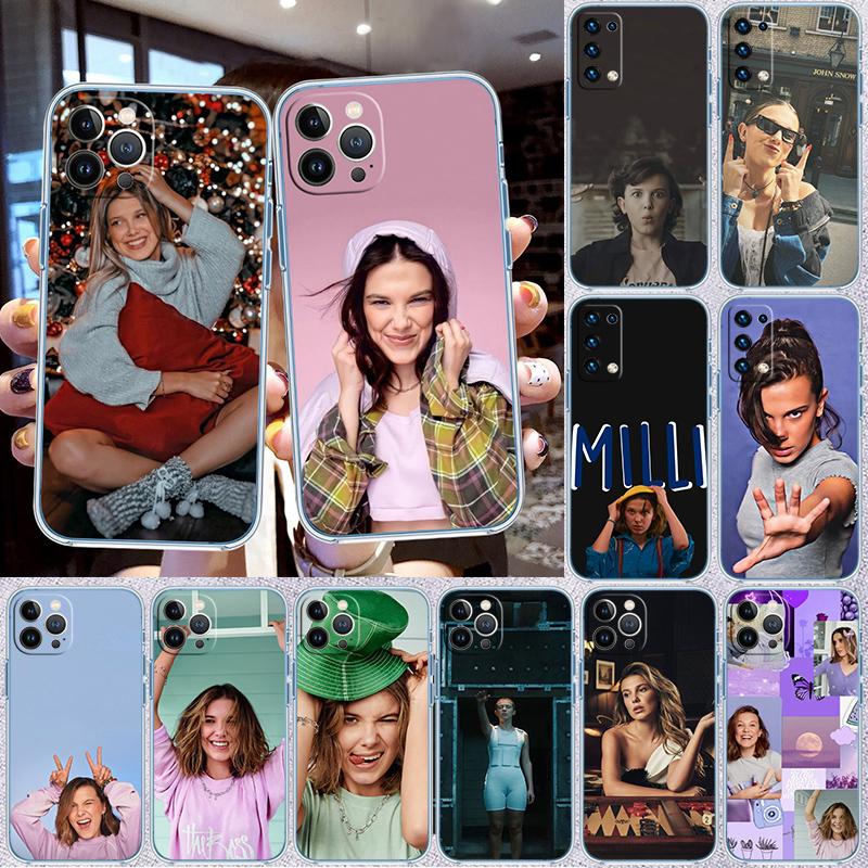 RP48 Millie Bobby Brown Case for Motorola Moto G10 G20 G30 G31 G32 G34 G35 G41 G42 G50 G51 G52 G55 G60 G60S G62 G71 G72 G75