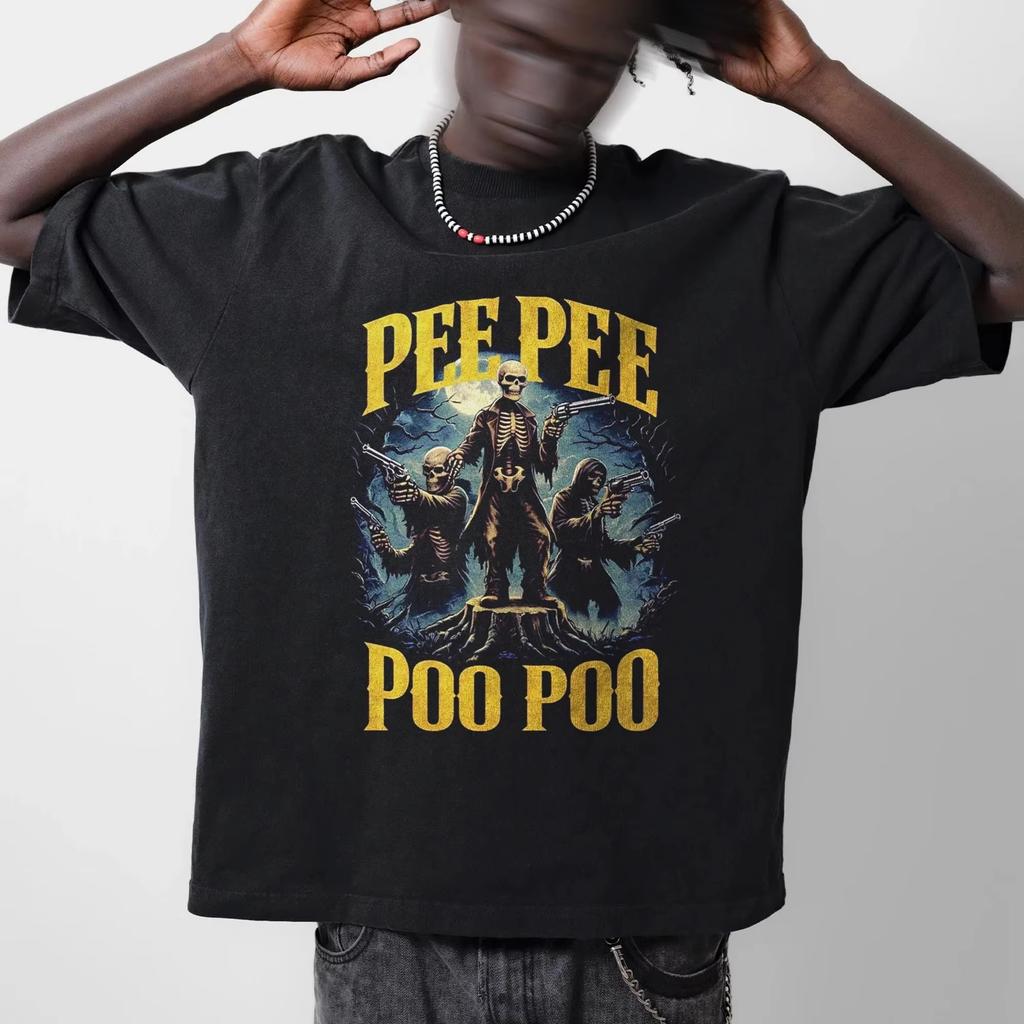 Pee Pee Poo Poo Funny Skeleton Shirt Edgy Skeleton Meme Oddly Specific Shirt Offensive Gifts shirts Cursed shirts