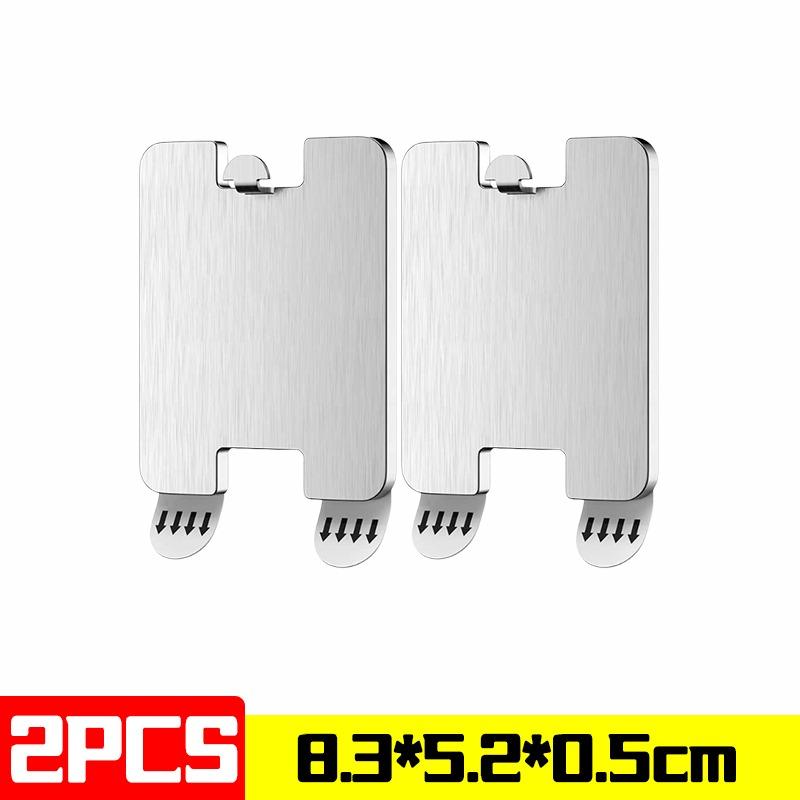 1/20 шт. Крючок для фоторамки без пробивания из нержавеющей стали, наклейка для подвешивания постера, вешалки для фоторамки, крючок с сильным клеем для подвешивания картины