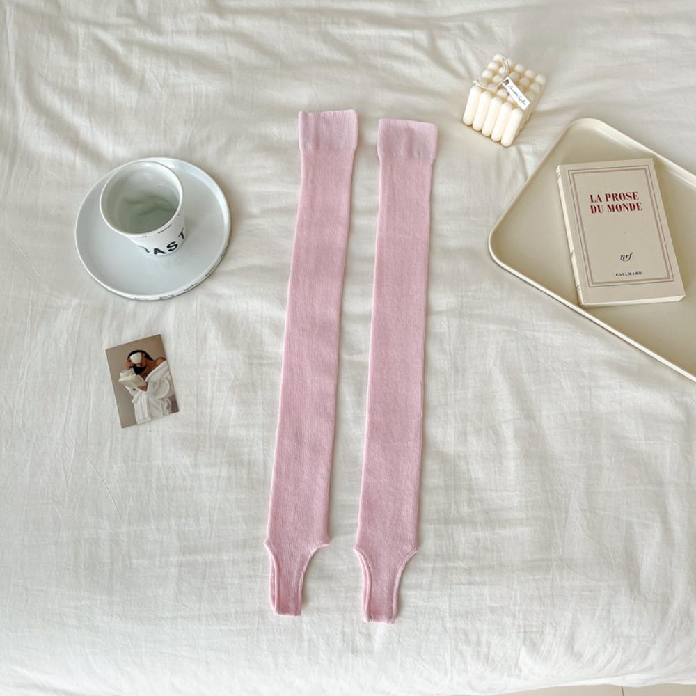 Однотонные женские чулки выше колена, длинные носки до колена, модные длинные носки до колена, женские