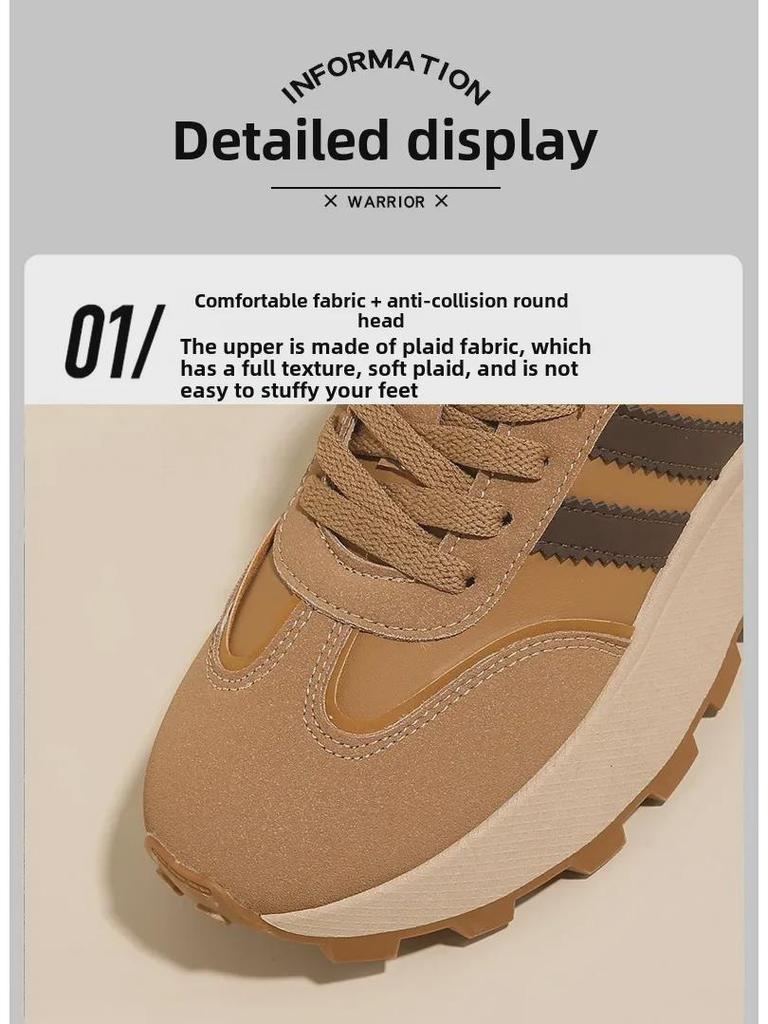 Женские кроссовки в гонконгском стиле Dad Shoes с толстой подошвой - модные кроссовки осень/зима 2024 года