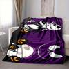1Pc Nightmare Before Christmas Flannel Blanket, Soft And Comfortable, Casual Warm, Camping Travel, Christmas, Halloween Xmas Gift S1397