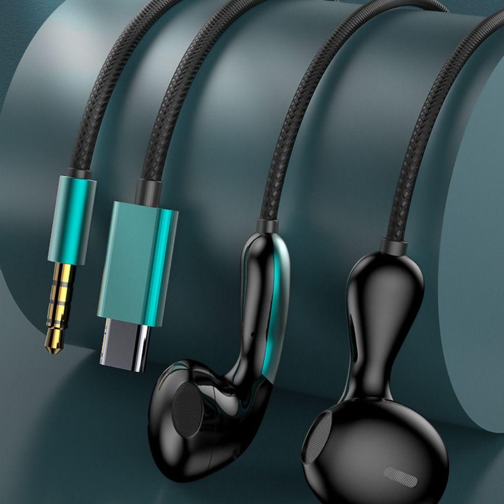 Наушники с микрофоном, внутриканальные проводные наушники 3,5 мм, тип C, гарнитура, вкладыши, наушники 3,5 мм, тип C