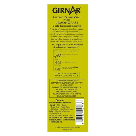 Girnar Instant Premix Lemongrass Chai (10 пакетиков)