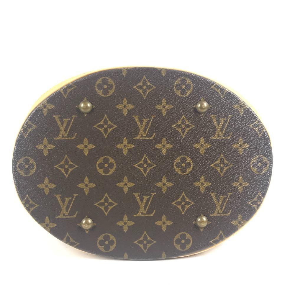 Louis Vuitton M42236 Сумка-ведро Monogram GM Сумка-тоут Сумка через плечо Коричневый