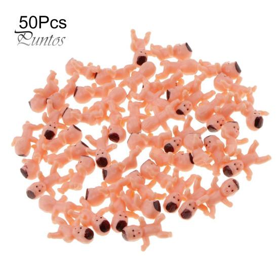 Пластиковый набор для игр в детскую вечеринку, 1-дюймовые фигурки мини-детей для украшения торта King, игра в кубики льда, небольшие украшения для игр в детскую вечеринку