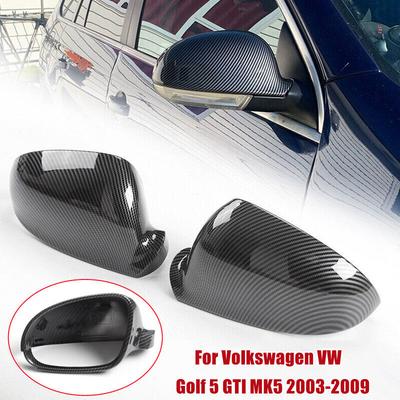 Для Volkswagen VW Golf 5 MK5 GTI Jetta 5 Passat B6 B5.5 Крышка бокового зеркала заднего вида автомобиля, накладка на крыло, внешняя накладка на дверь, отделка, карбон