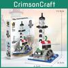 Childrens Lighthouse Assembly Building Block Toy With Lighting Design Gift For