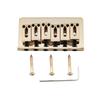 Musiclily Pro 10.8mm Modern Style Hardtail Fixed Bridge for Imported StratTelecaster Electric Guitars, Gold