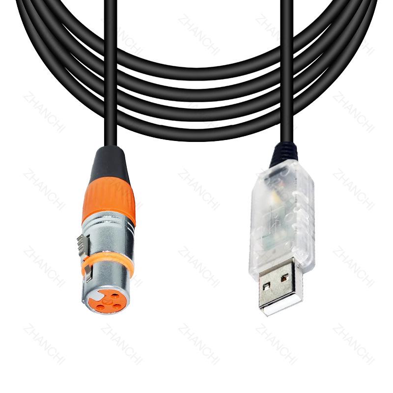 USB-кабель для отладки DMX-консоли RS485 для управления сценическим освещением
