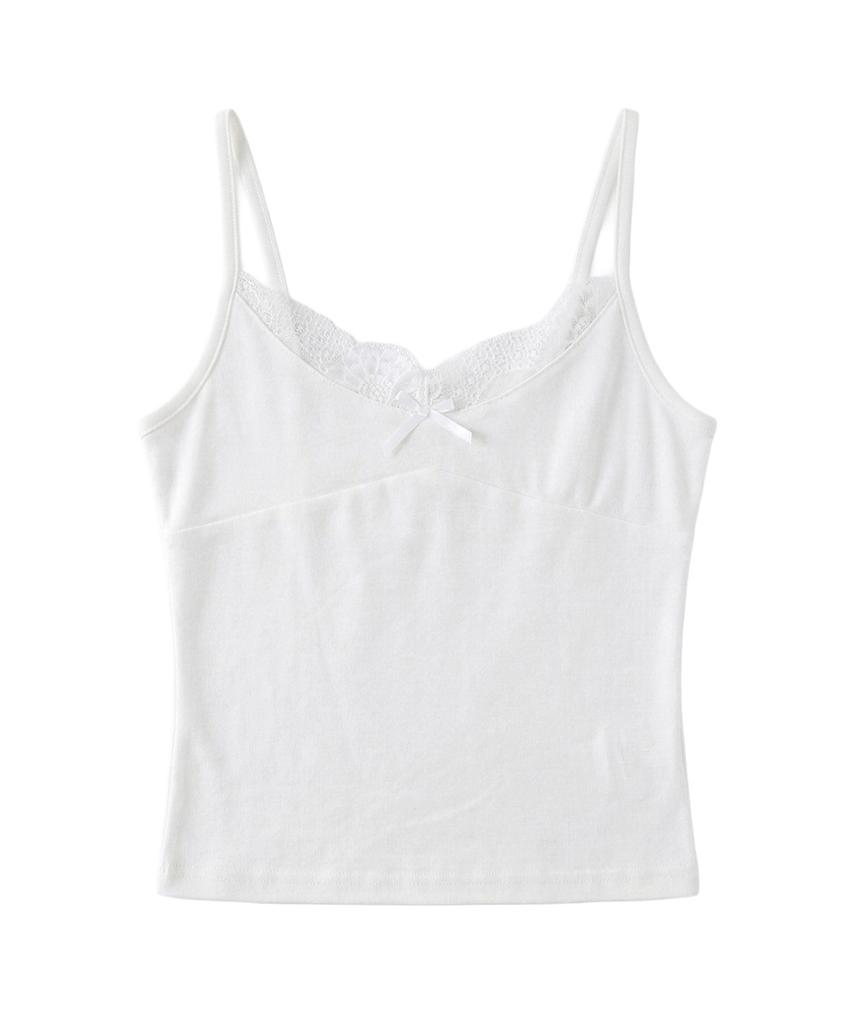 THE GREEN LAB Dot Loose Fit Shirt Top Set [White]