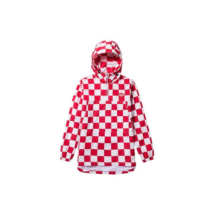 Vans Анорак в клетку Красный Белый Унисекс VN0A3TWS0PZ