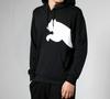 PUMA Puma Cougar Large Logo Knitted Hoodie Men’s Black