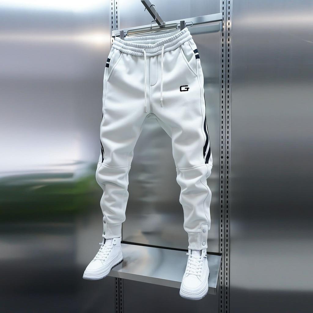 New Men Joggers Autumn Sweatpants Winter Drawstring Casual Pants Workout Running Cotton Sports Trousers Men Clothing