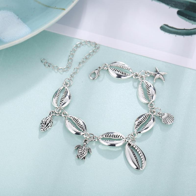 Браслет на ногу в пляжном стиле