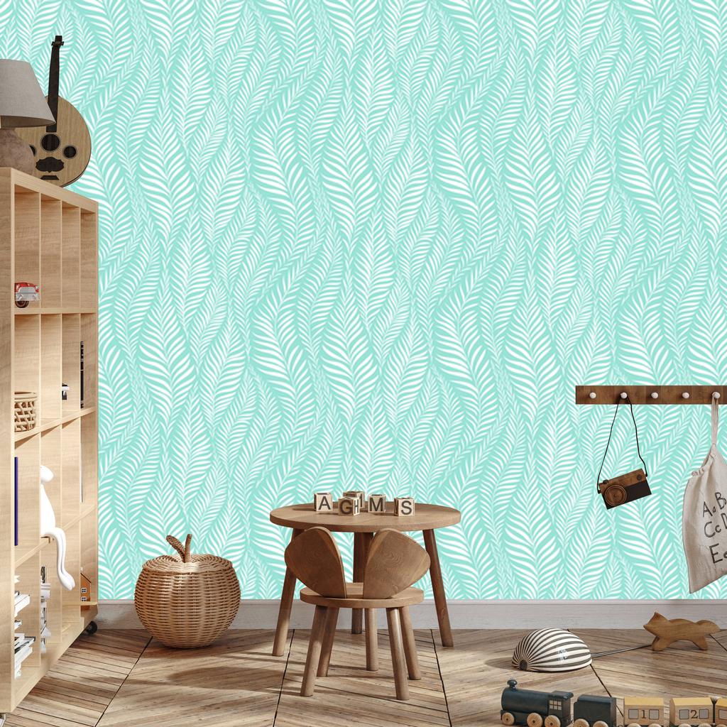 Delicate Leaves Wallpaper for Living Room and Bedroom 50x1000