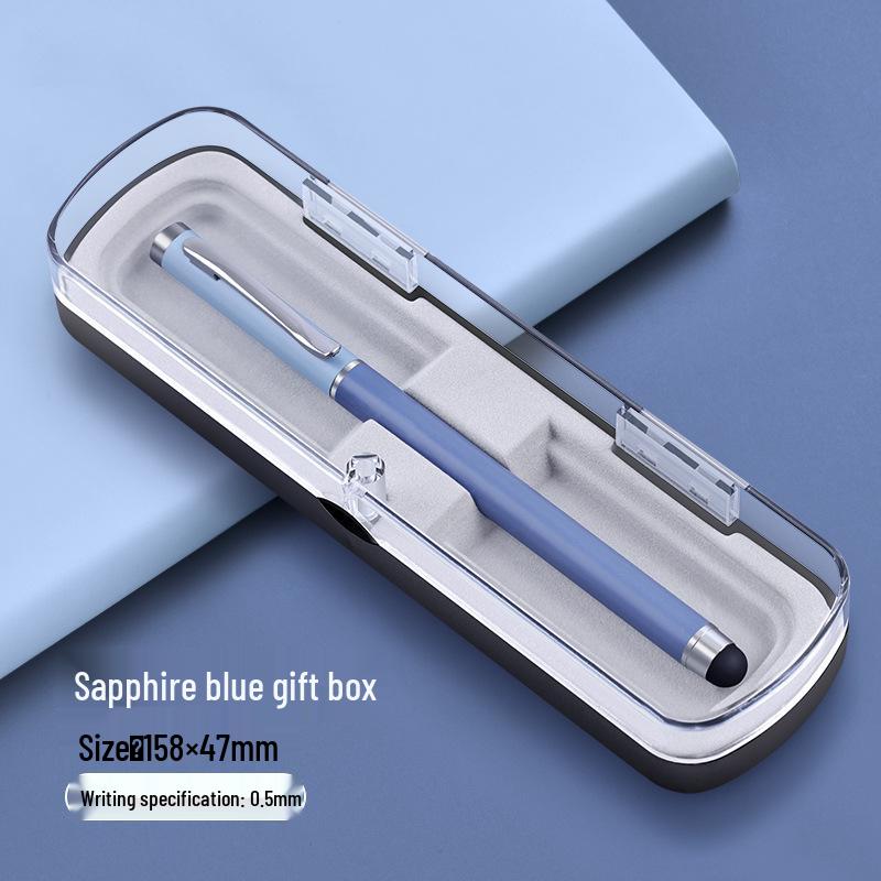 Signature Metal Rollerball Pen with Touchscreen Stylus, Customizable Logo, Business Pen Available