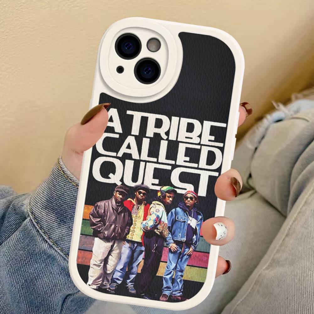 Чехол для телефона от поп-группы A Tribe Called Quest для iPhone 16 15 14 13 12 11 Pro Max Plus Кожаный Мягкий Чехол