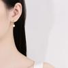 Жемчужные серьги для женщин Niche Design High-end Ins French Retro Oval Pearl Ear Buckle