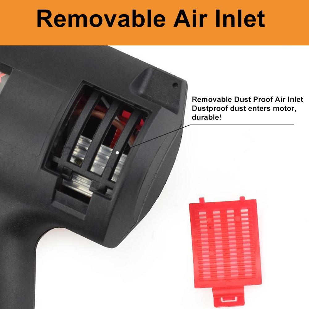 2000 Вт 600 ℃ профессиональные ЖК-цифровые электрические тепловые пушки с регулируемой температурой и контролем температуры электрический электроинструмент с горячим воздухом