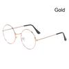 Fashion Classic Metal Anti -Blue Light Glasses Women Men Vintage Round Frame Computer Game Goggles Blue Ray Blocking Eyeglasses