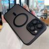 Magnetic Matte Translucent Shockproof Case For Magsafe iPhone 11 12 Pro Max 12 Mini 11Pro 12Pro Max Wireless Charging Cover