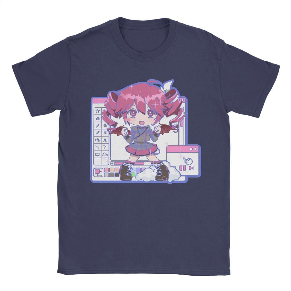 VOCALOID Windows Kasane Teto Футболка Мужская Женская Винтажные Футболки из Чистого Хлопка Футболки с Коротким Рукавом и Круглым Вырезом Взрослая Одежда