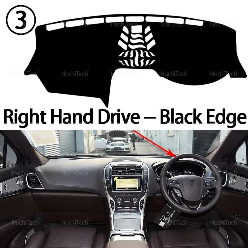 For Lincoln MKX U540 2016 2017 2018 without HUD version Car Dashboard Cover Dash Mat Sun Shade Non-slip Pad Interior Accessories