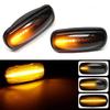 1Pair Smoked Dynamic LED Side Light XGB100310 For Land Rover Discovery Defender