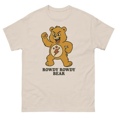Футболка 'Rowdy Rowdy Bear', Забавная футболка 'Care Bear', Футболка в стиле 'Care Bear'