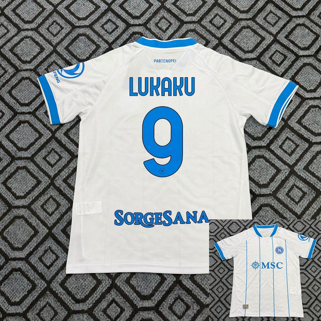 2627 Naples Home & Away New Season Jersey - De Bruyne & Hojlund Short Sleeve Football Uniform