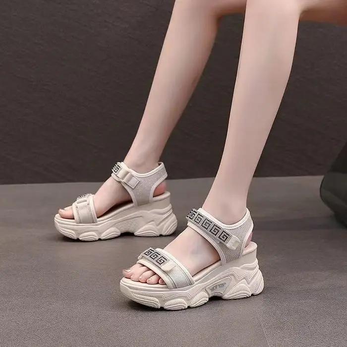 Summer 2025 Outdoor Footwear Platform Women's Shoes Sandals For Woman Beach Sandal Comfortable And Low Price Comfort Shoe F H