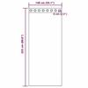 VidaXL Rideaux en voile avec œillets 2 pcs violet 140x225 cm, rideau en filet, rideau transparent, voile de fenêtre, 4102103