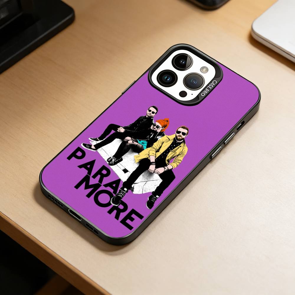 Чехол для телефона с изображением группы P-Paramore для iPhone 17,16,15,14,13,12,11 Plus,Pro Max,XS,Цветной Серебряный Позолоченный Внутренний Чехол