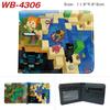 ROBLOX Game Peripheral Wallet Cartoon Print Short Fold Card Holder Unisex Coin Purse Leather 1pcs