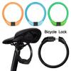 Anti-theft Steel Wire Chain Lock Safety Password Rope New Helmet Lock  Mtb Road Bike