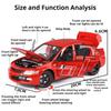 1:24 Модель автомобиля Lancer Evolution IX Игрушка Звук Свет Двери Открываются Амортизация Модели Суперкаров Игрушки для Детей Образовательно-Развлекательные