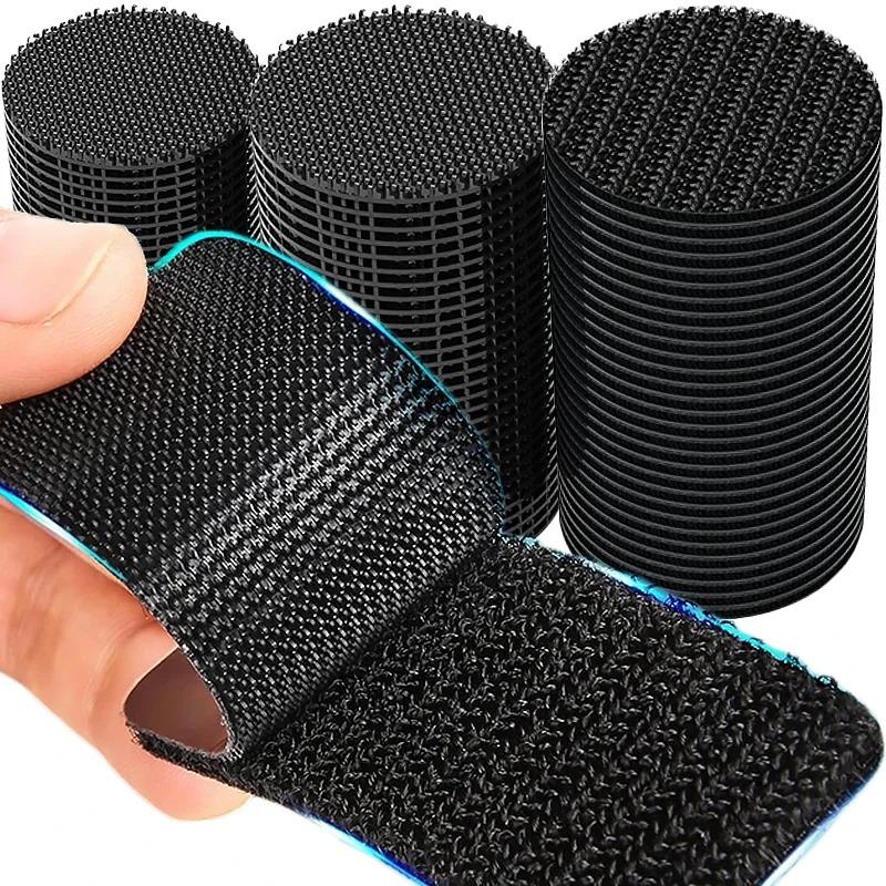 60pcs Suitable for Car Carpet Pads Tape Adhesive Dashboard Pad Attaches Double-sided Fixed Stickers High Viscosity Floor Mat DIY Art