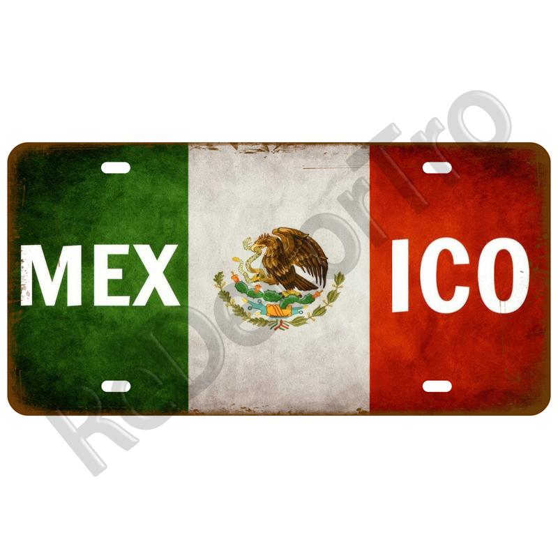 Metal Sign Germany USA Country Flag Tin Sign Plaque France Israel Spain Tinplate Plate For Wall Home Restaurant Craft Bar Decor